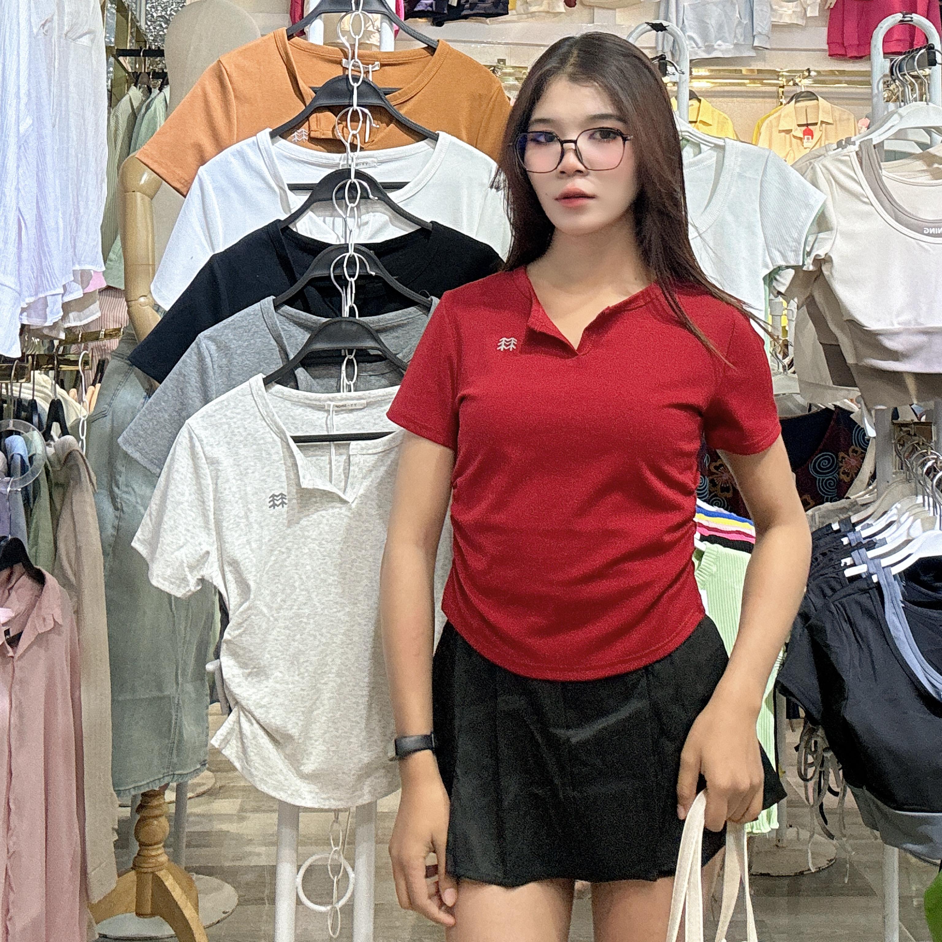 អាវយឺតដៃខ្លី