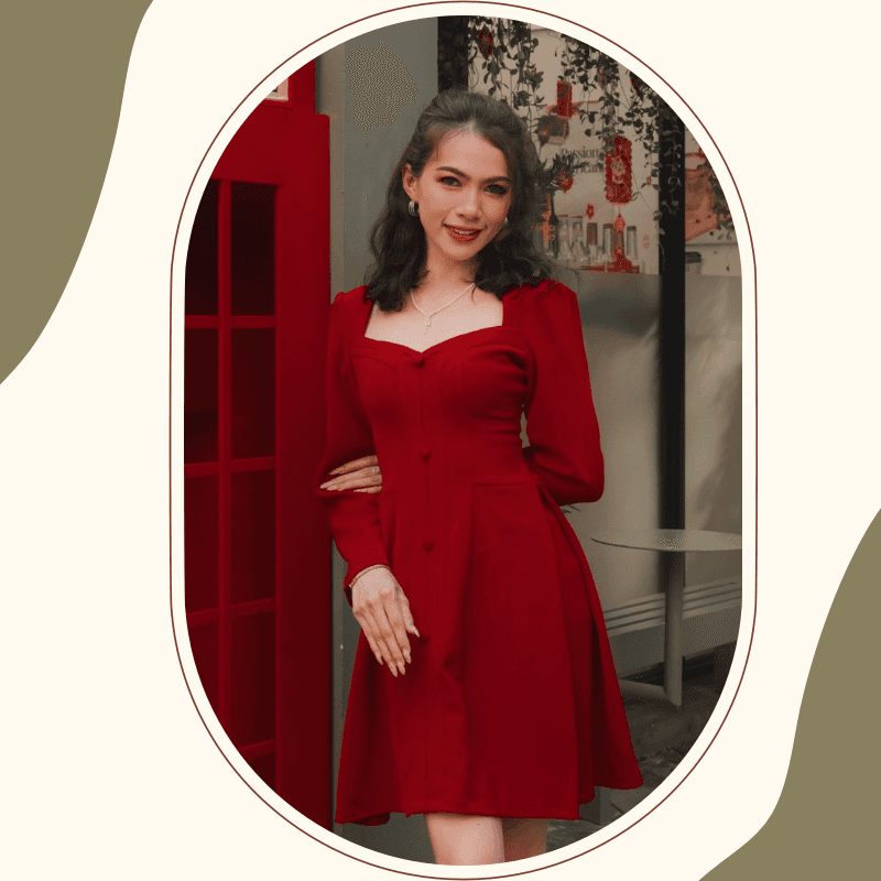NENE Red Dress