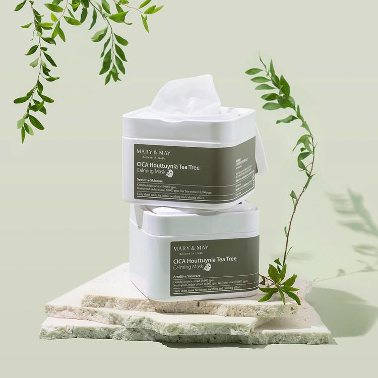 MARY & MAY CICA HOUTTUYNIA TEA TREE MASKSK