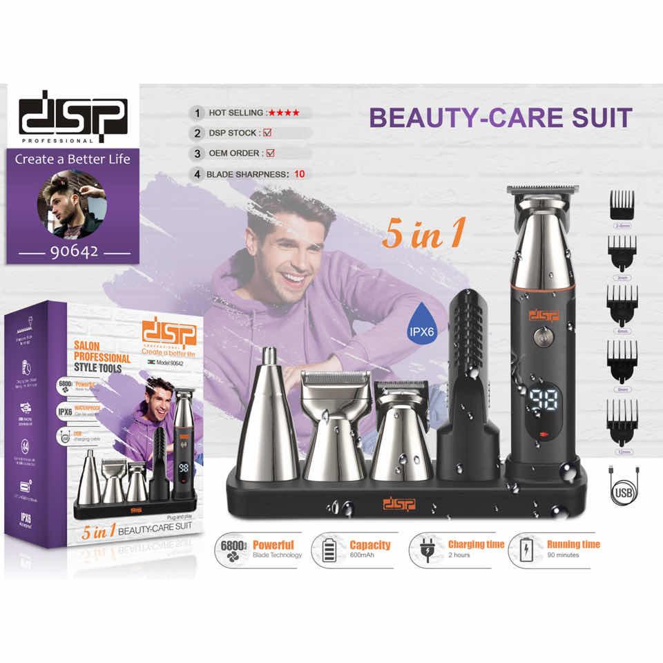 ឧបករណ័កាត់សក់ឈុត Model-90642 5in1
