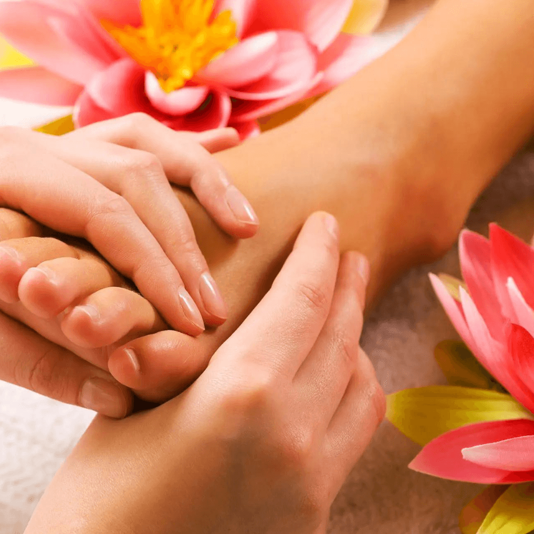 Foot Massage (Natural Oil + Herbal Foot Soak)