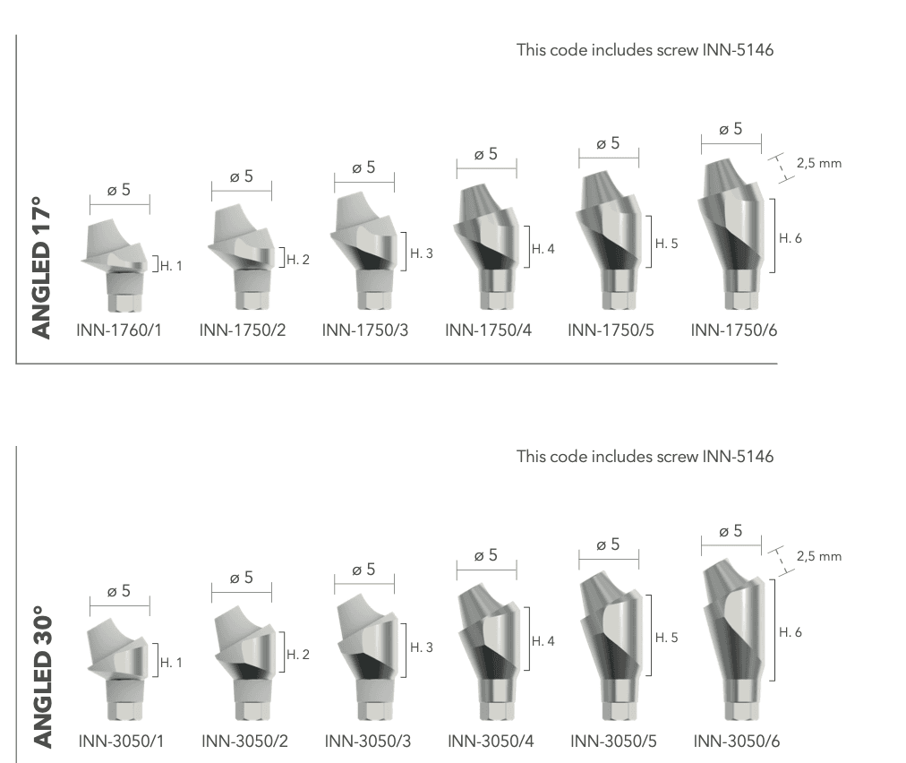 MUA ANGLED ABUTMENT