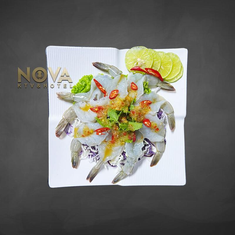 Fresh shrimp with spicy Koh Kong sauce