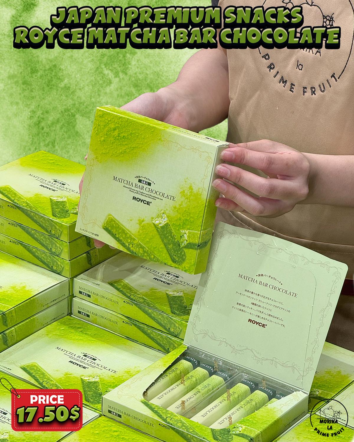 Japan Snacks Royce Matcha Bar Chocolate 