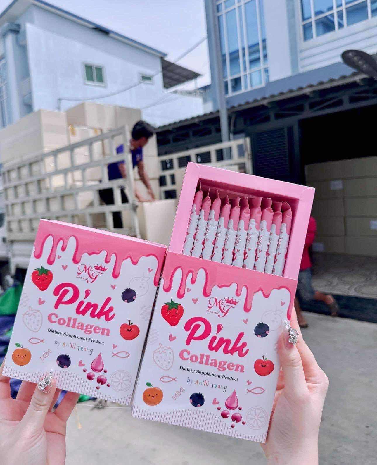 Pink collagen
