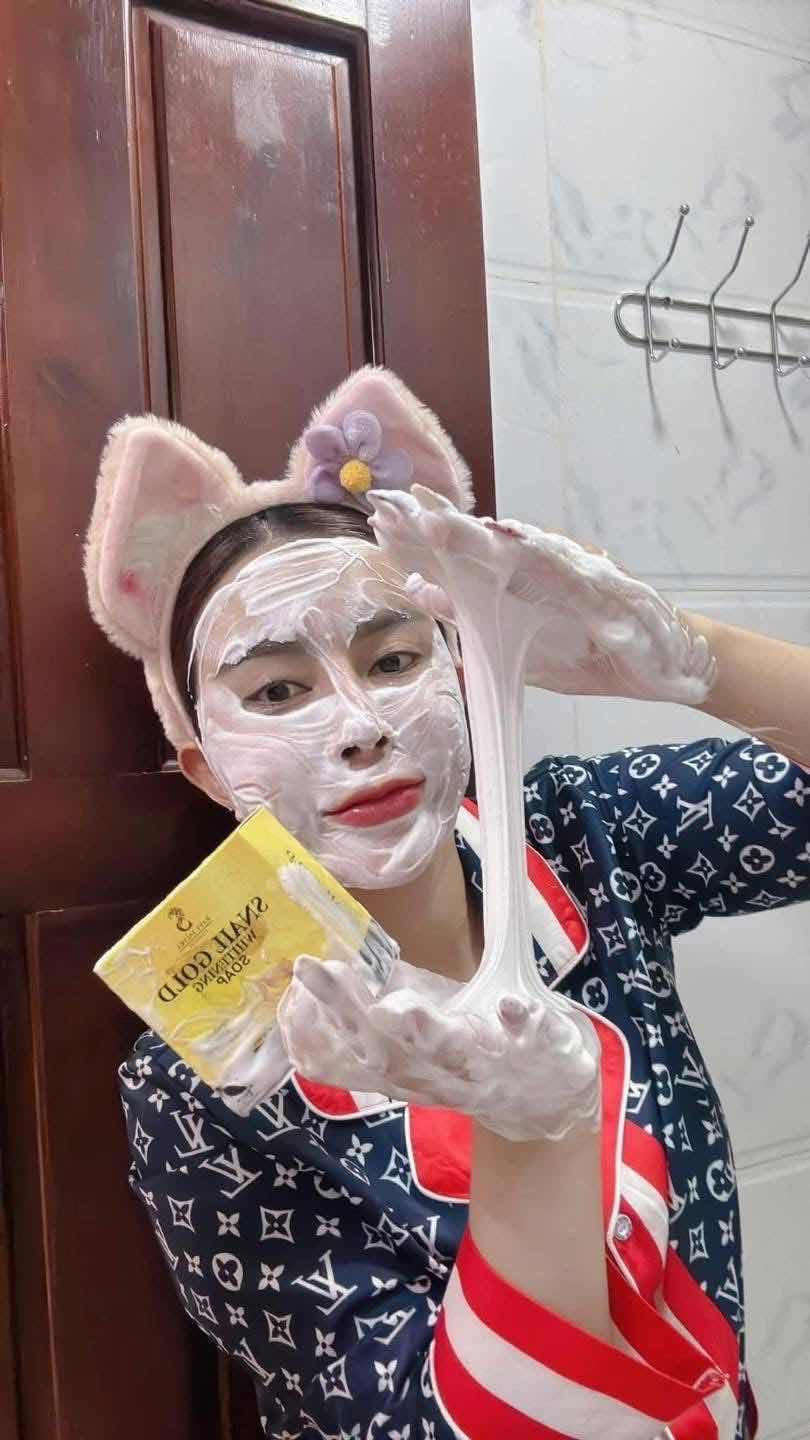 សាប៊ូដុំទឹកមាត់ខ្យង យិនស៊ីន