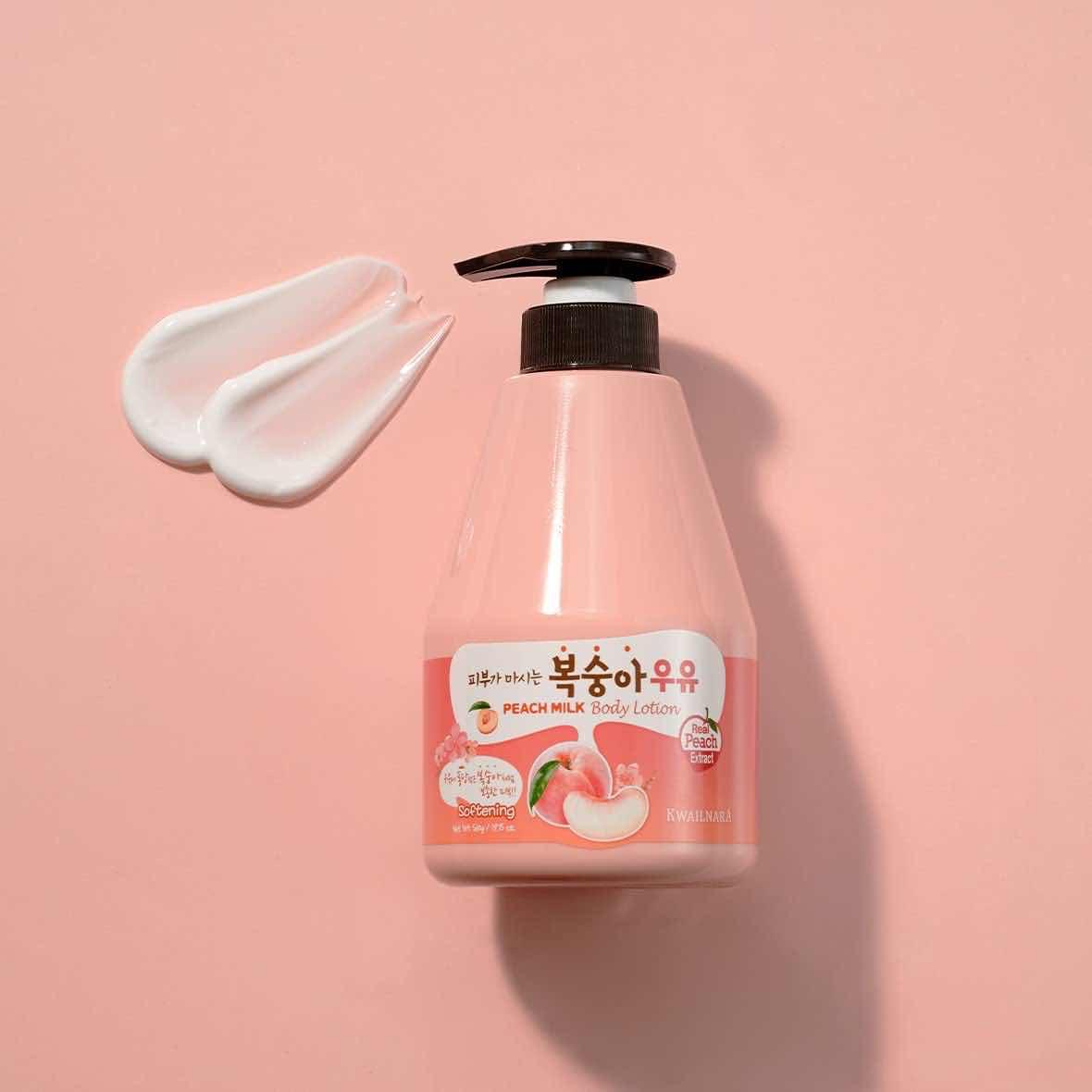 KWAILNARA Peach Milk Body Lotion