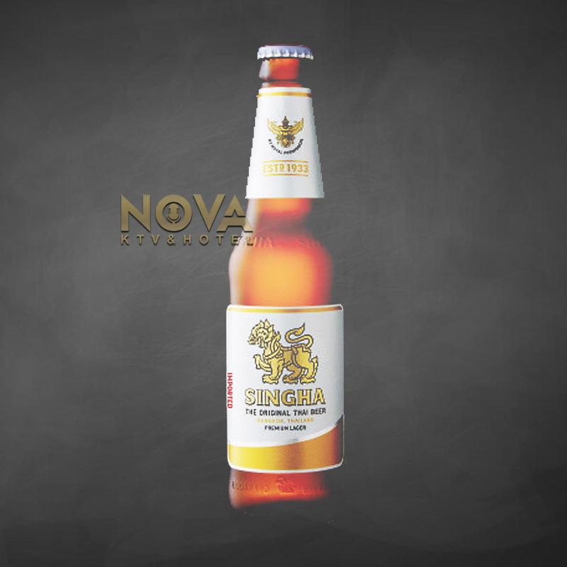 Singha beer small bottle (Thai)