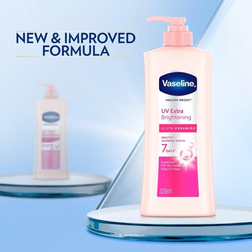 VASELINE UV EXTRA BRIGHT 320ML BODY LOTION
