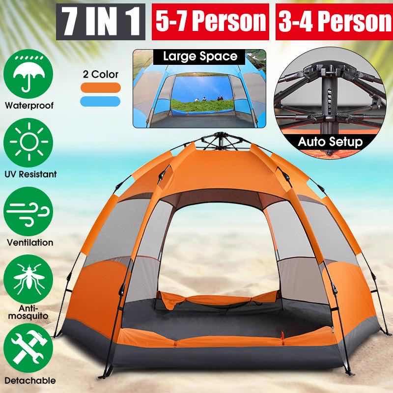 តង់ដេក 3-4នាក់ ទំហំ 240*240*130cm