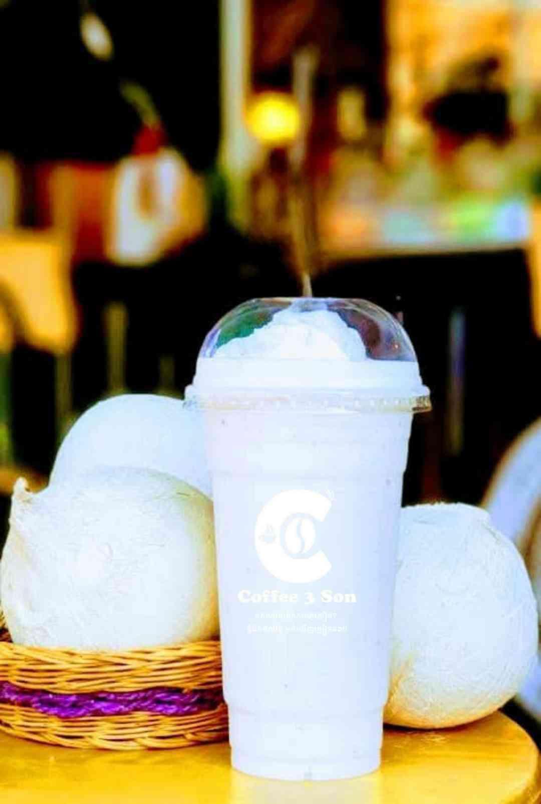 ដូង ក្រឡុក 椰子冰沙 Smoothie 