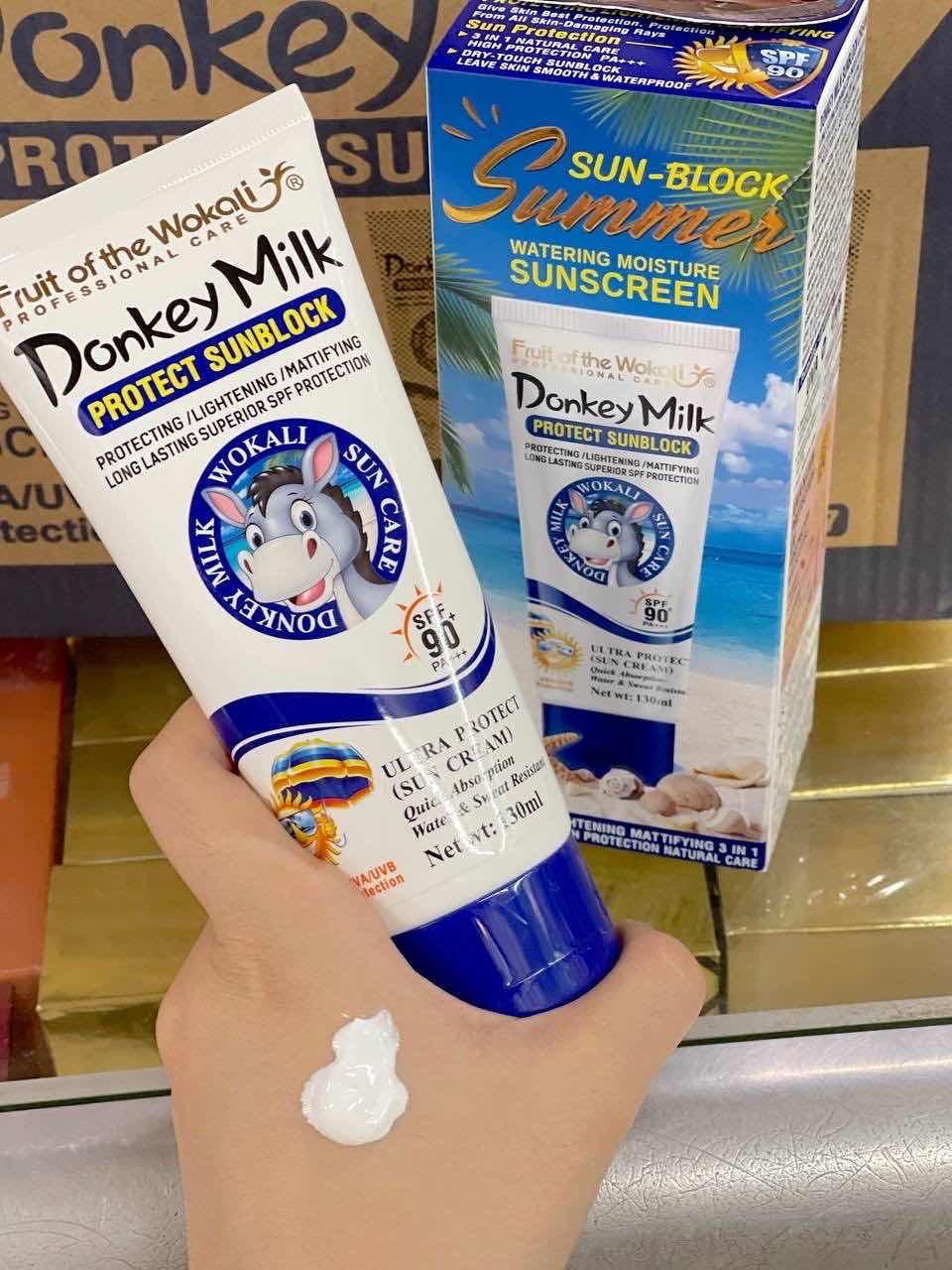 ទ្បេការពារកំដៅថ្ងៃ Donkey milk 