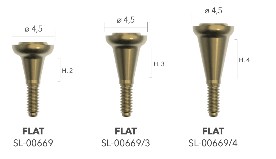 Slim Flat abutment