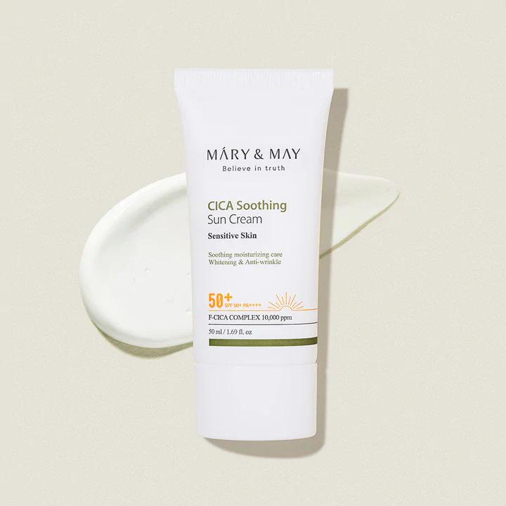Mary&May Vegan CICA Soothing SunCream SPF50+ PA++++