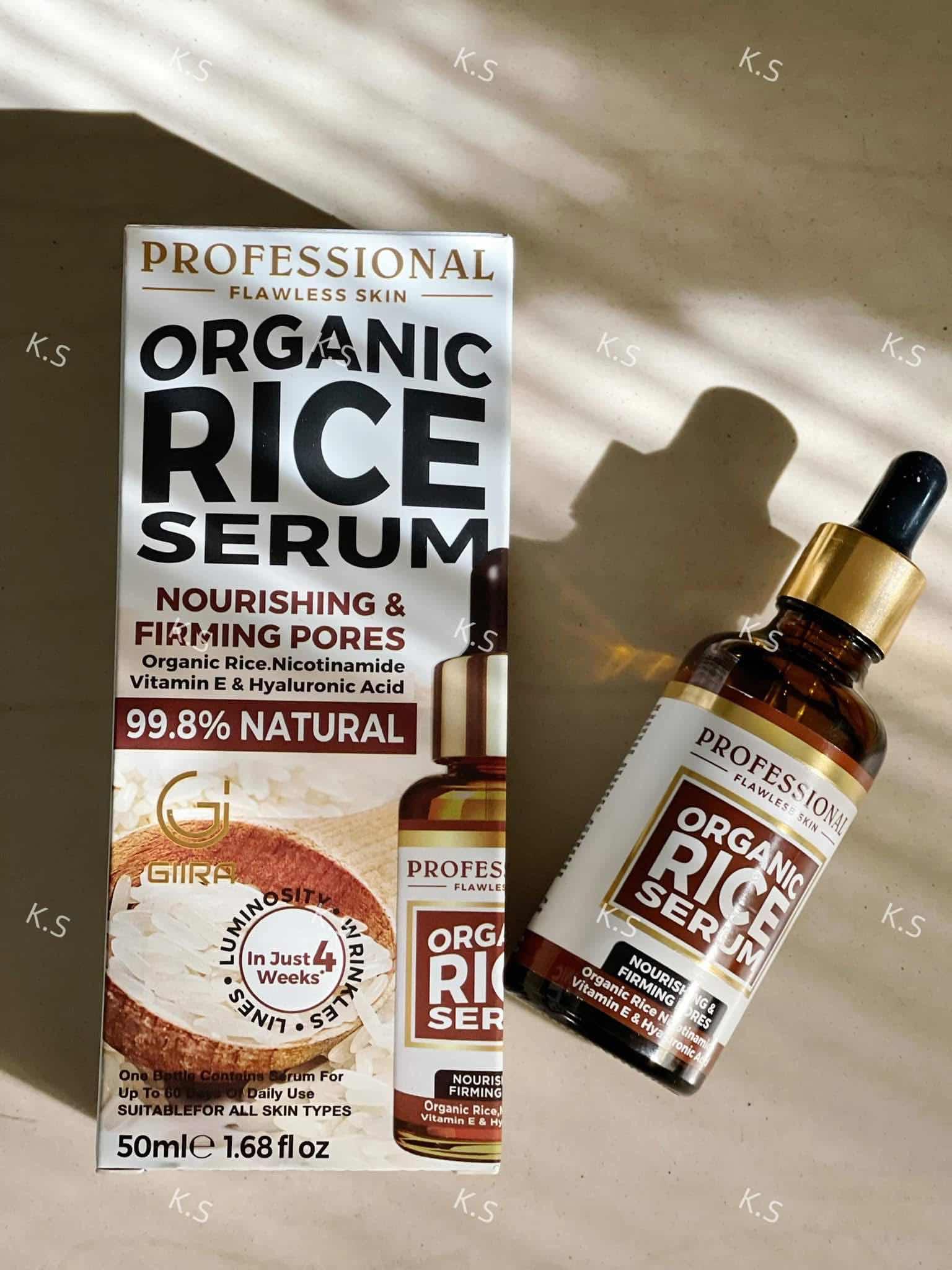 Giira organic rice serum 