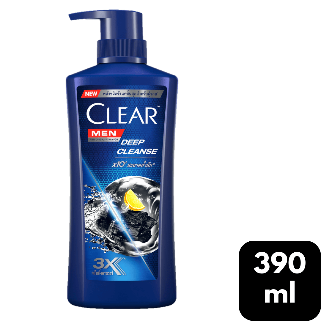 CLEAR MEN DEEP CLEANSE 390ML shampoo