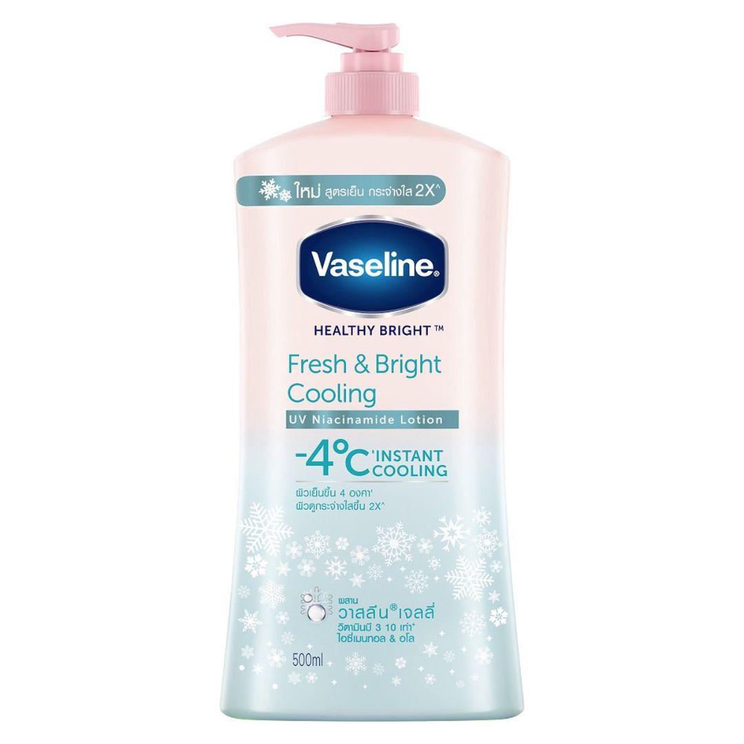 VASELINE FRESH & BRIGHT COOLING 500ML BODY LOTION