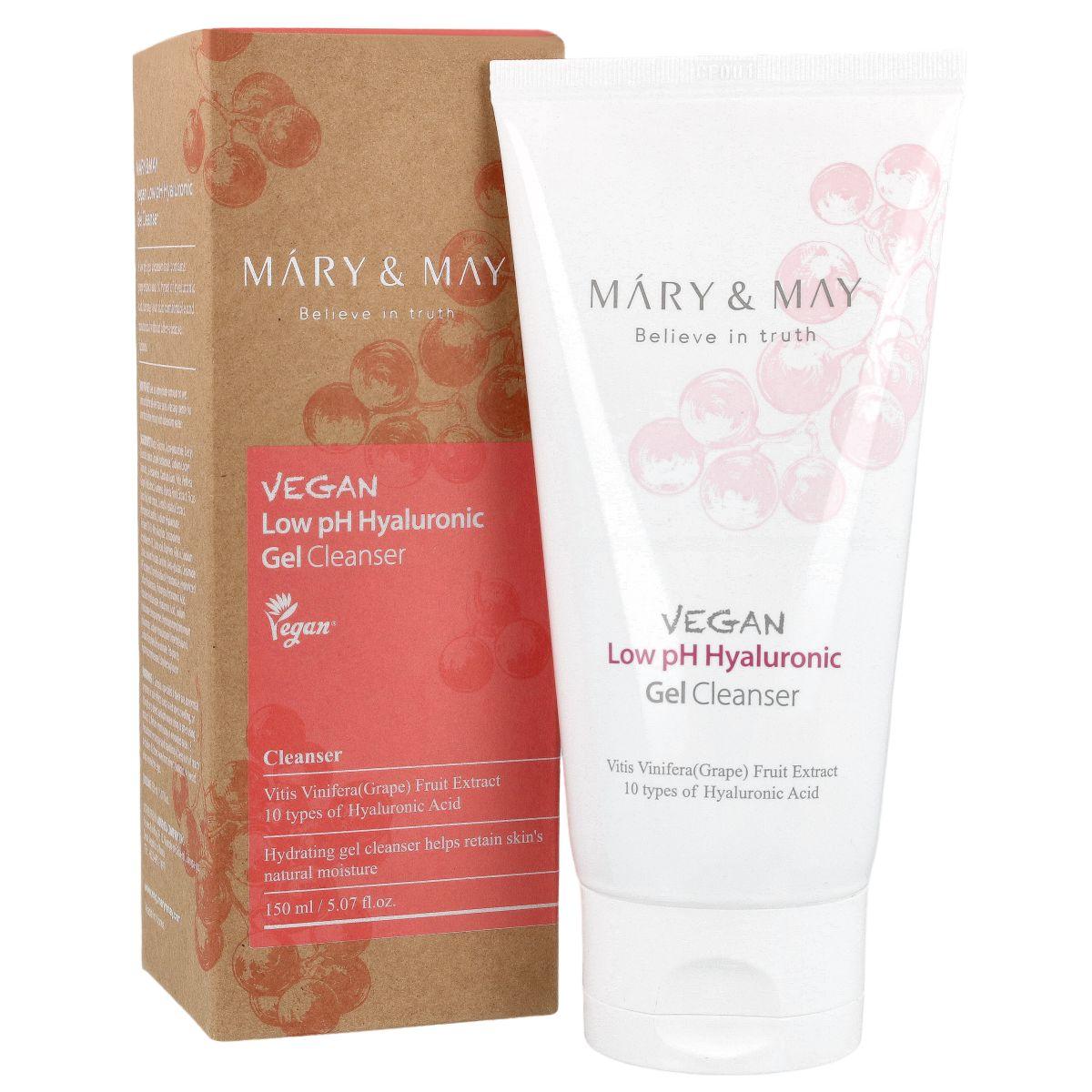 MARY&MAY Vegan Low PH Hyaluronic Gel Cleanser