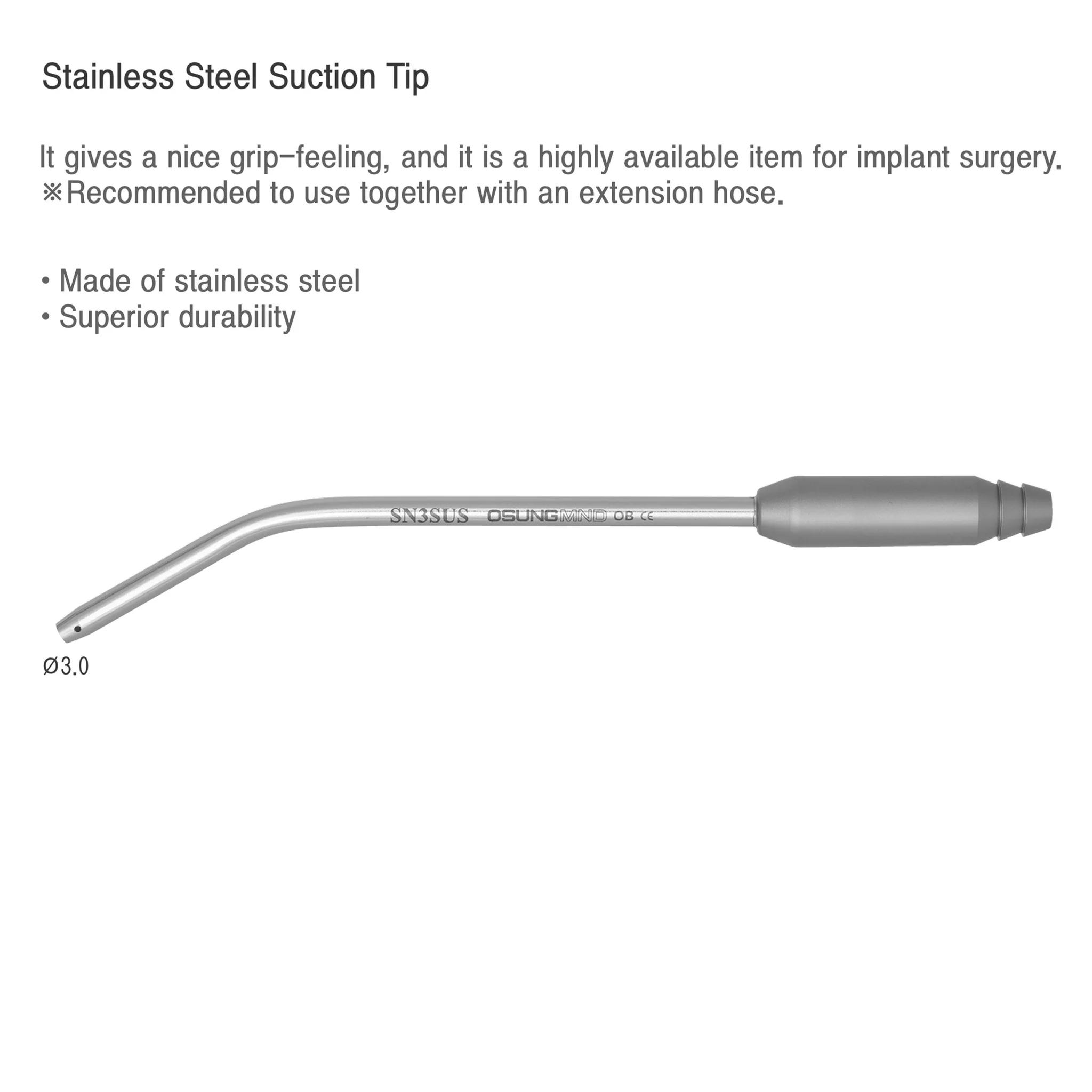 Stainless Steel Suction Tip