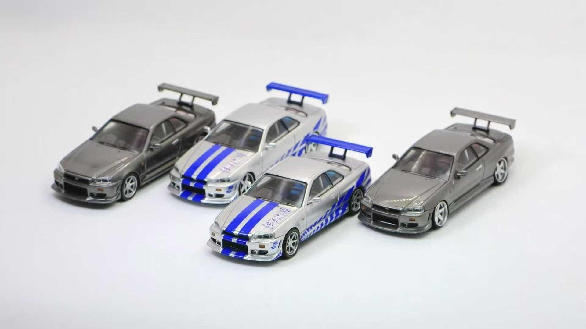 👉model . Nissan GTR skyline r34 