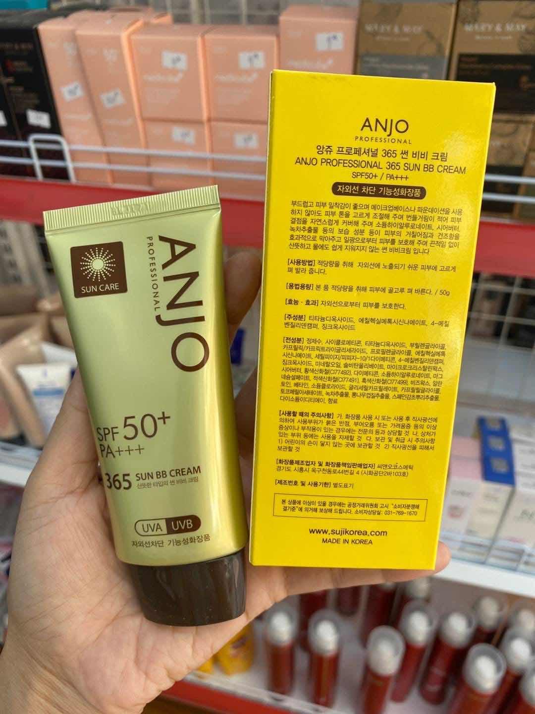 Set Suncream+BB ANJO